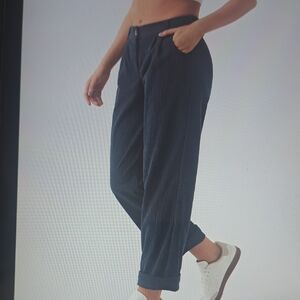 SMALL   HALARA RIBBED BARREL PANTS